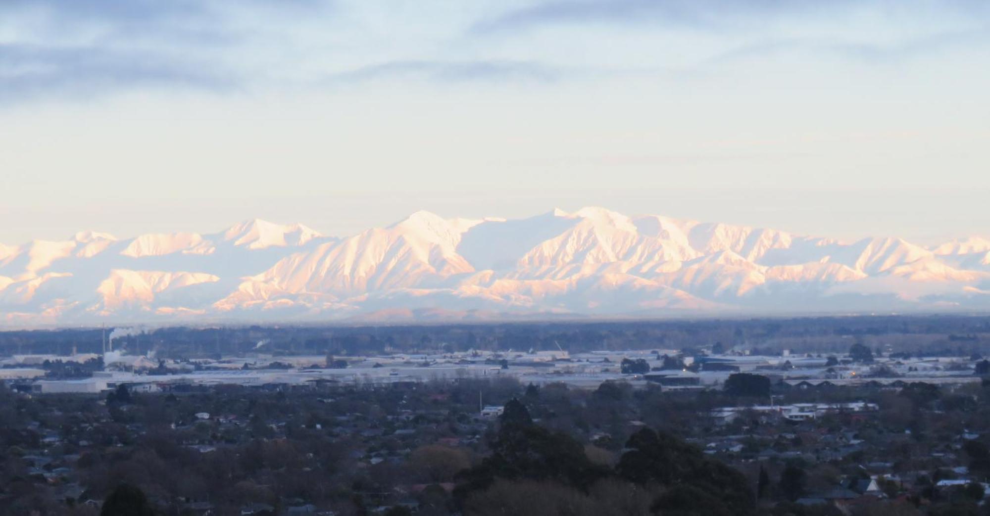 340 Deg Alps & Sea Bed & Breakfast Christchurch Eksteriør bilde