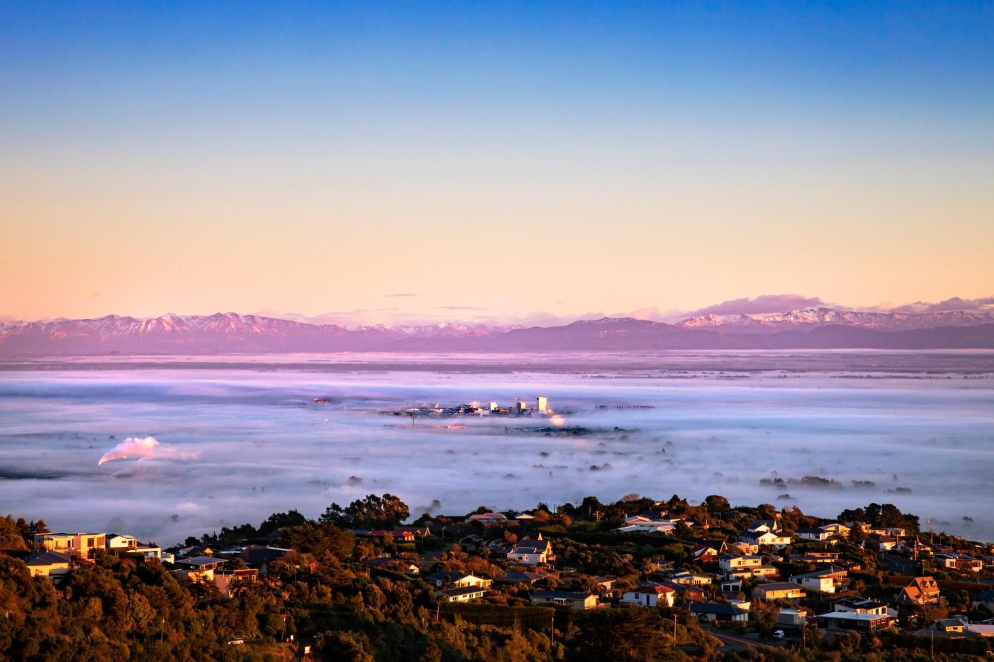 340 Deg Alps & Sea Bed & Breakfast Christchurch Eksteriør bilde